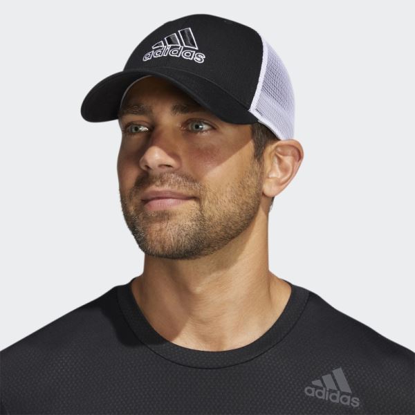 Structured Mesh Snapback Hat Adidas Black