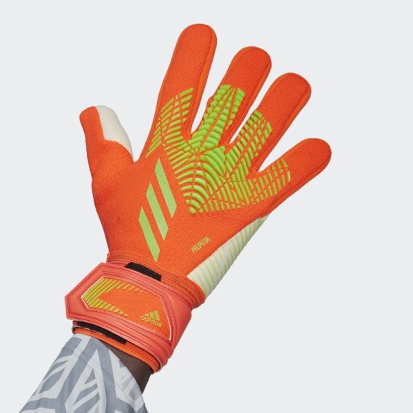 Predator Edge League Gloves Red Adidas