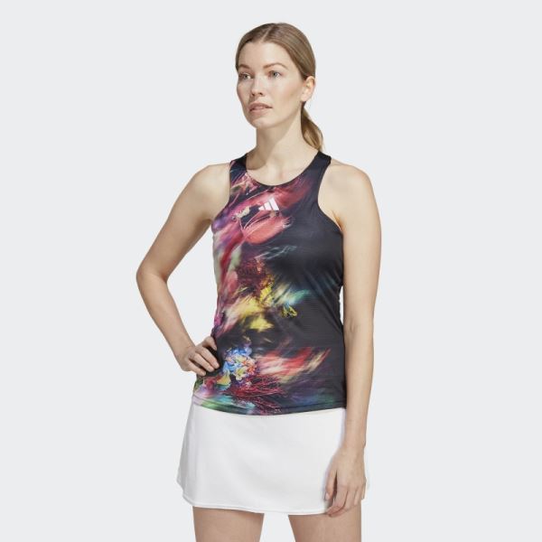 Multicolor Melbourne Tennis Y-Tank Top Adidas