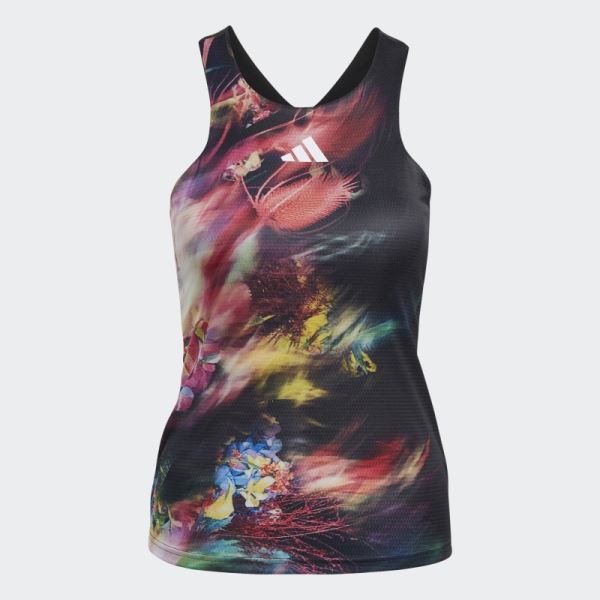 Multicolor Adidas Melbourne Tennis Y-Tank Top