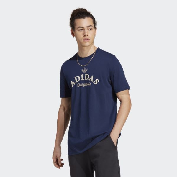 Adidas Night Indigo Graphics Archive Tee