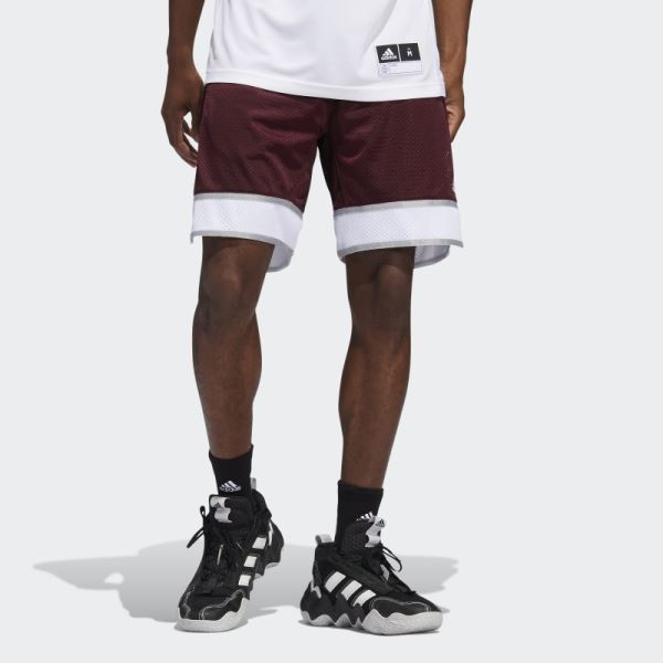 Aggies Swingman Shorts Adidas Maroon