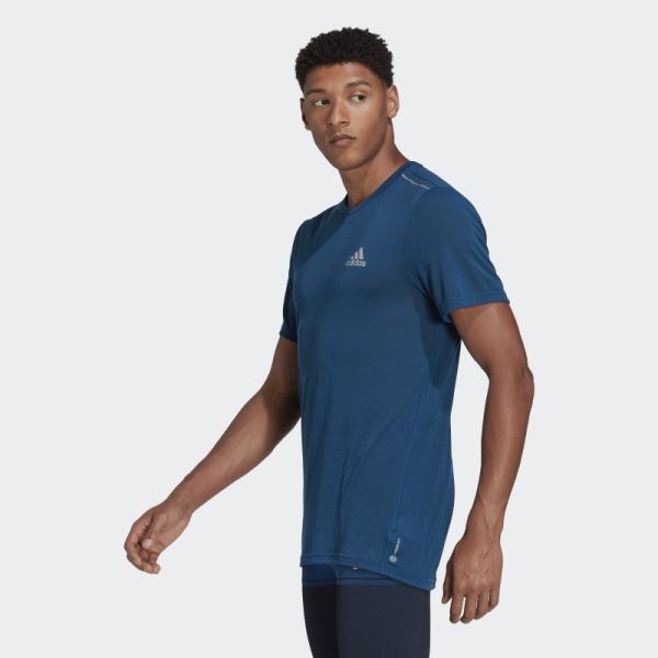 Adidas X-City Running Tee Marine