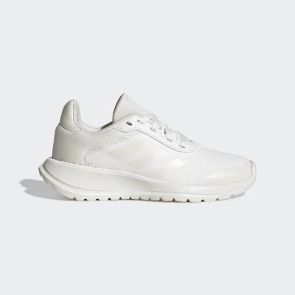 White Adidas Tensaur Run Shoes