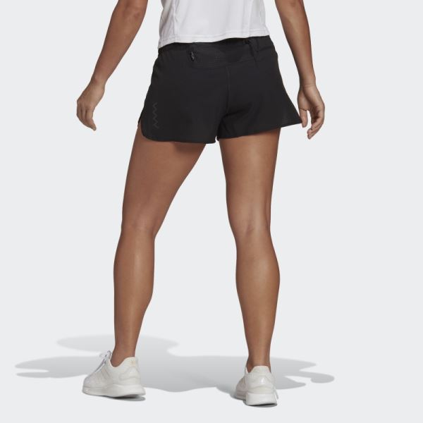 Black Fast Running Shorts Adidas