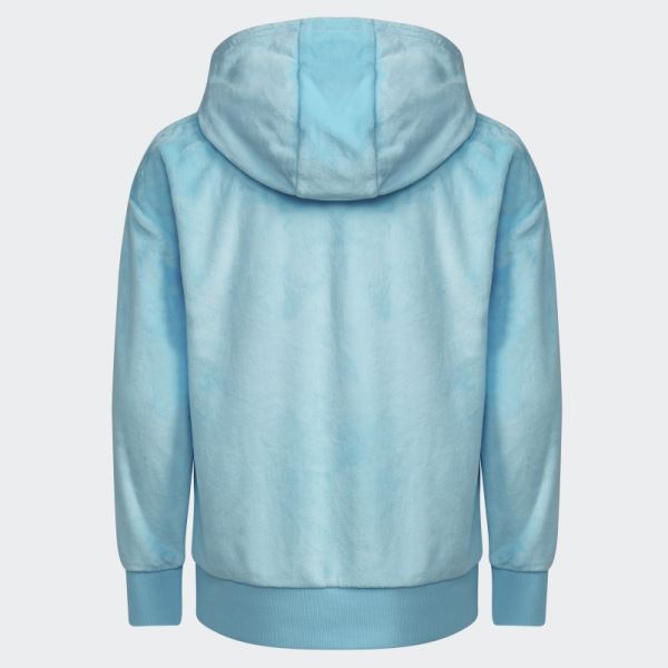 Blue Adidas Cozy Fleece Pullover Hoodie