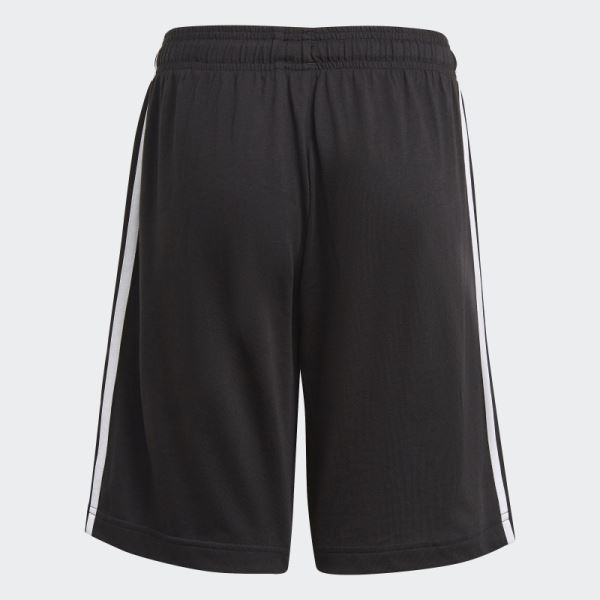 Black Adidas Essentials 3-Stripes Shorts Hot