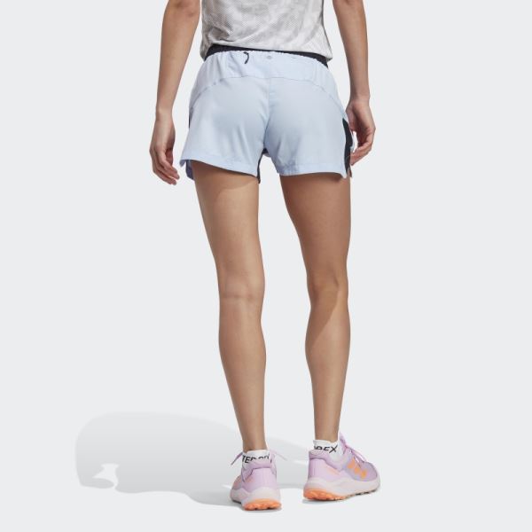 Adidas Terrex Trail Running Shorts Blue Dawn