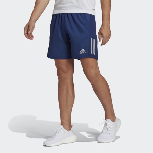 Dark Blue Own the Run Shorts Adidas