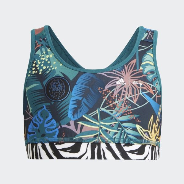 Teal Adidas x Disney Lion King Bra Fashion