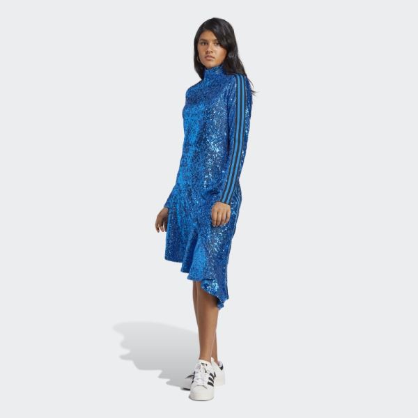 Blue Bird Adidas Blue Version Sequin Dress