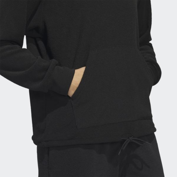 Black Select Crop Hoodie Adidas