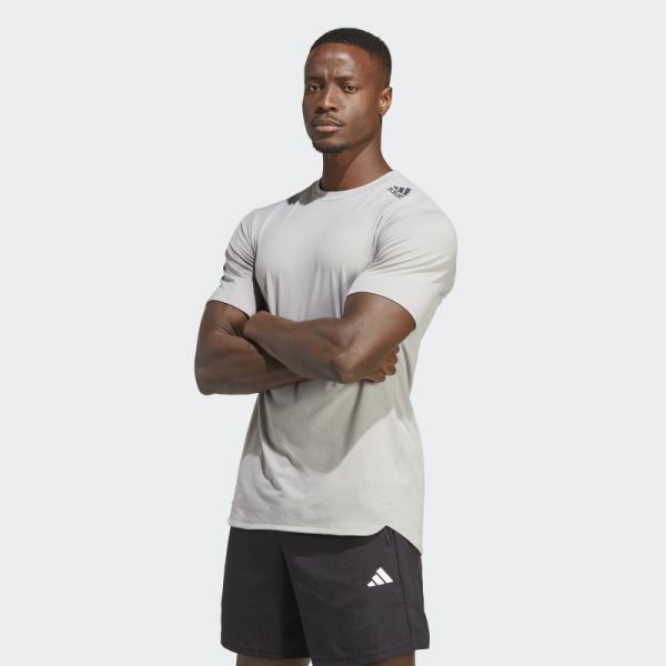 Designed for Training Tee Mgh Solid Grey Adidas Fashion