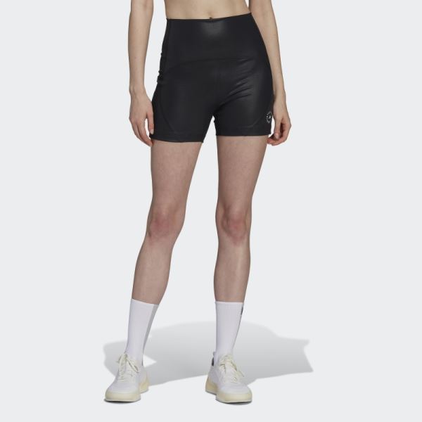 Adidas by Stella McCartney TrueStrength Yoga Short Tights Hot Black