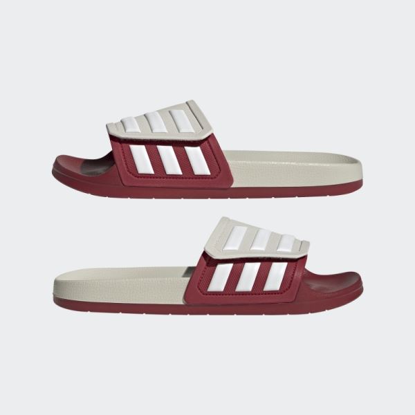 Maroon Adidas Adilette TND Slides