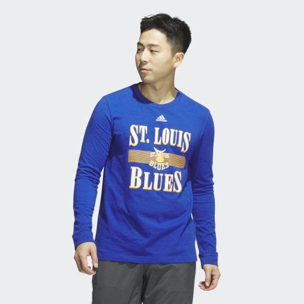 Adidas Royal Blue Blues Playmaker Long Sleeve Tee