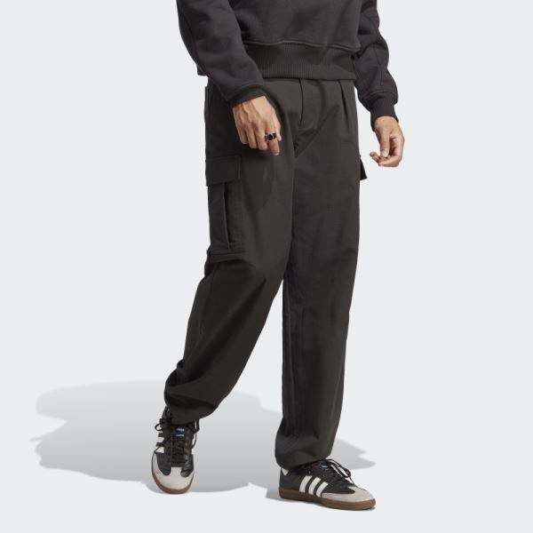 Adidas Black Blue Version Cargo Trousers