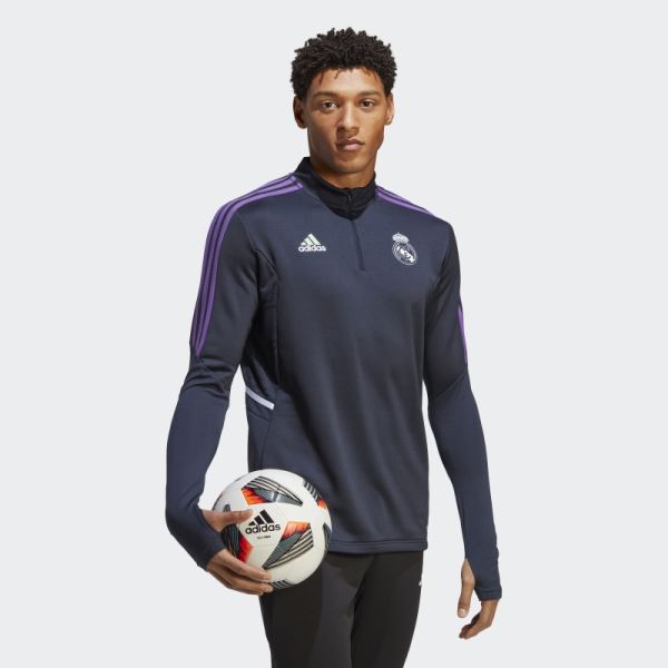 Real Madrid Condivo 22 Training Top Adidas Night Navy