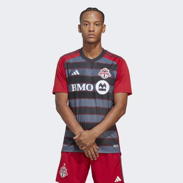 Adidas Solid Grey Toronto FC 23/24 Home Jersey