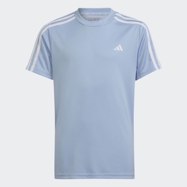 Blue Dawn Train Essentials AEROREADY 3-Stripes Regular-Fit Tee Adidas