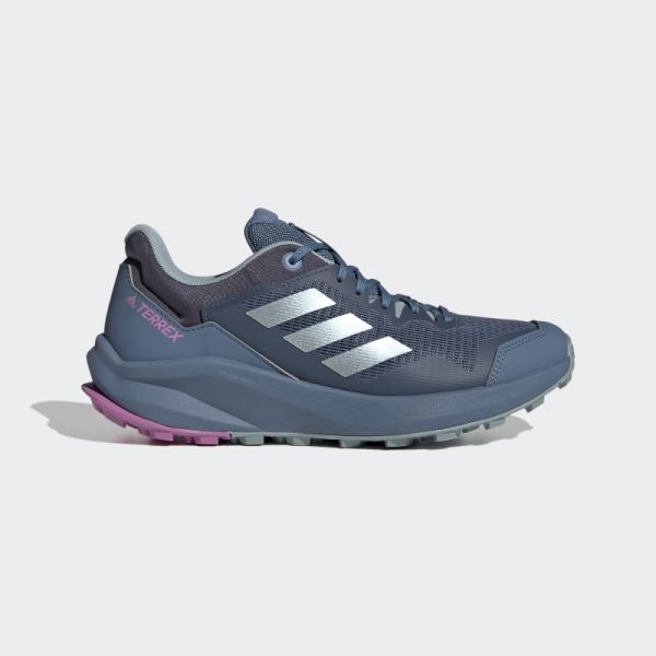 Lilac Adidas Terrex Trailrider Trail Running Shoes Hot