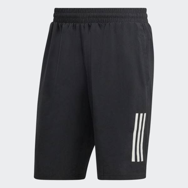 Fashion Adidas Club 3-Stripes Tennis Shorts Black