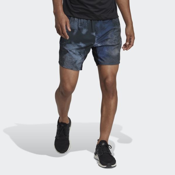 Adidas D4T HIIT Allover Print Training Shorts Black