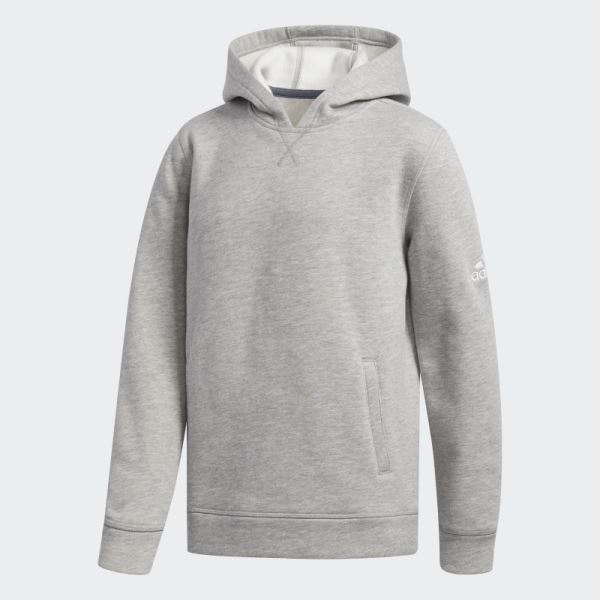 Fleece Hoodie Medium Grey Adidas