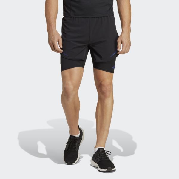 HEAT.RDY HIIT 2-in-1 Training Shorts Adidas Black