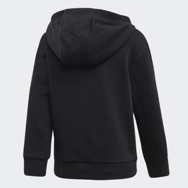 Black Adidas Trefoil Hoodie Set