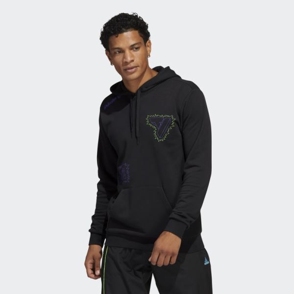 Trae Hoodie Adidas Black