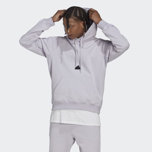 Fleece Hoodie Silver Dawn Adidas