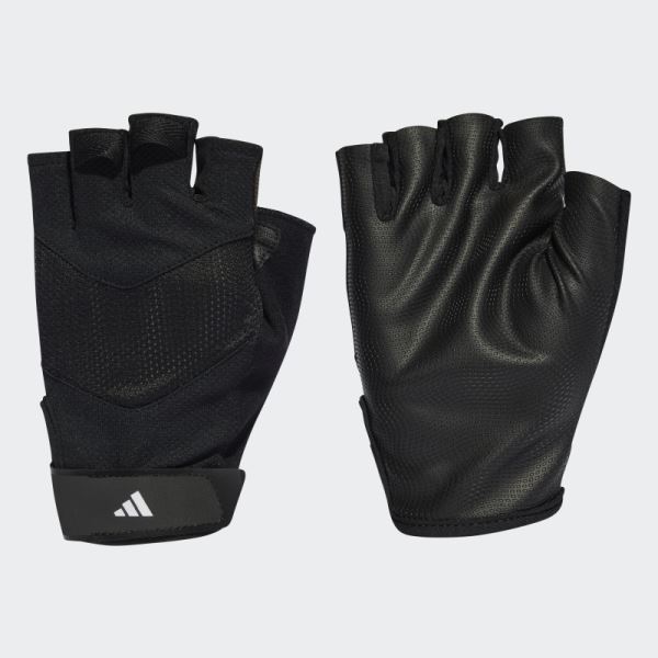 Black Adidas Training Gloves