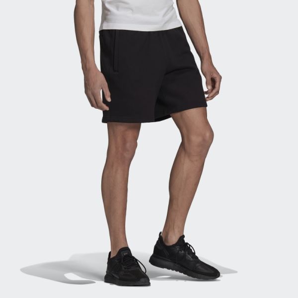 Black Adicolor Trefoil Shorts Adidas