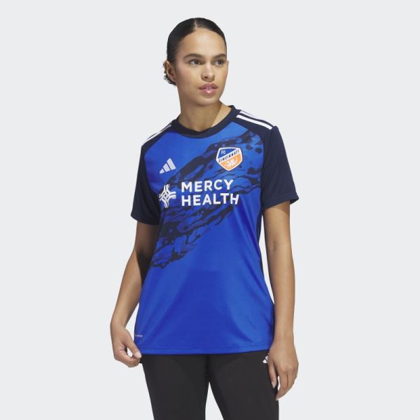 Blue Adidas FC Cincinnati 23/24 Home Jersey