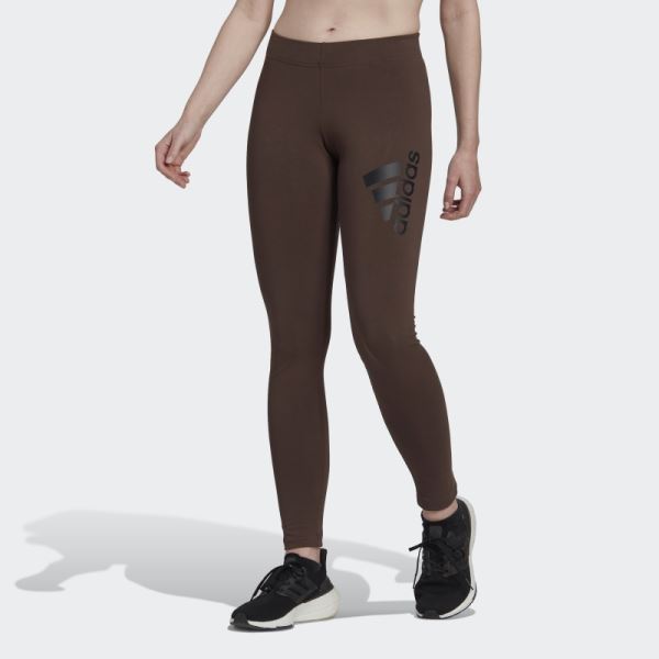 Future Icons Badge of Sport Leggings Adidas Brown