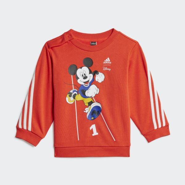 Red Hot Adidas x Disney Mickey Mouse Jogger