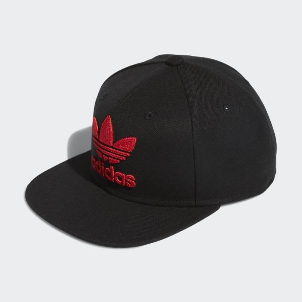 Adidas Trefoil Chain Snapback Hat Black