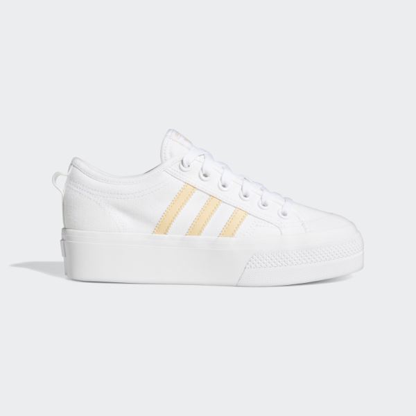 Adidas Nizza Platform Shoes Amber