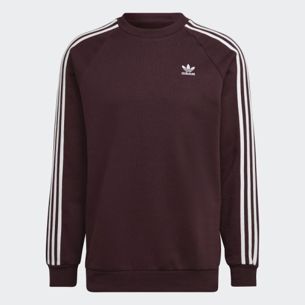 Adicolor Classics 3-Stripes Crew Sweatshirt Adidas Maroon