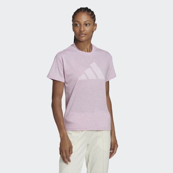 Adidas Future Icons Winners 3.0 Tee Lilac Mel Hot