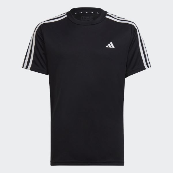 Train Essentials AEROREADY 3-Stripes Regular-Fit Tee Adidas Black