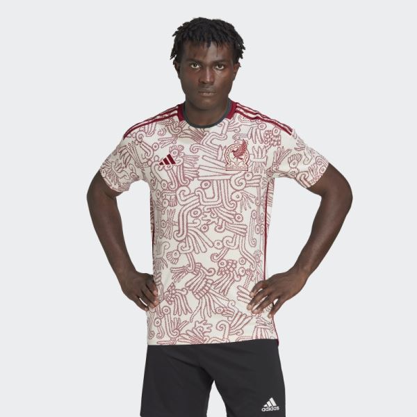 White Mexico 22 Away Jersey Adidas