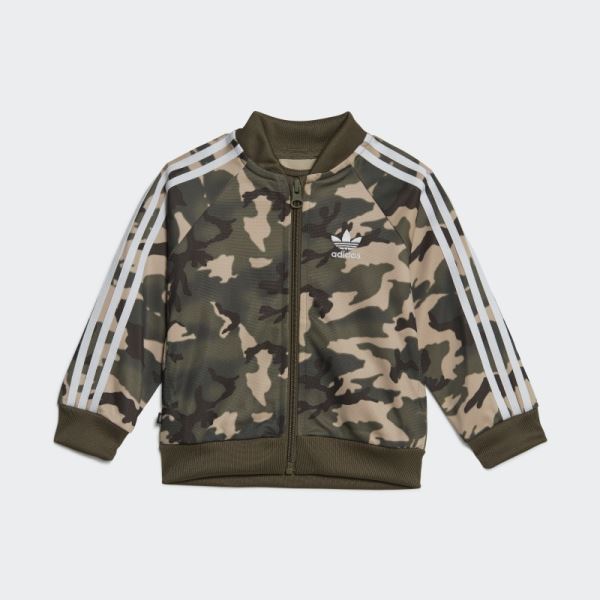 Adidas Beige Camo SST Set