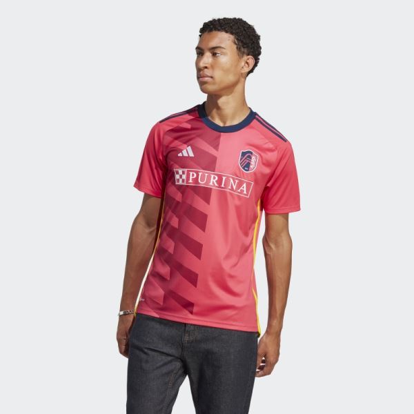 Pink St. Louis CITY SC 23/24 Home Jersey Adidas