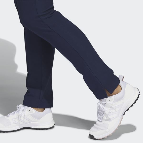 Navy Adidas Pintuck Pull-On Pants