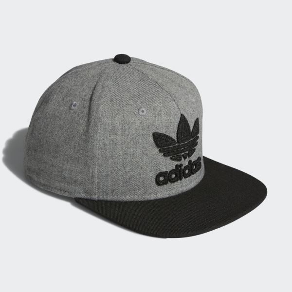 Adidas Trefoil Chain Snap-Back Cap Medium Grey