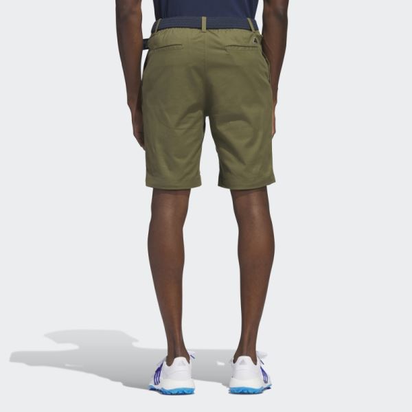 Adidas Olive Go-To 9-Inch Golf Shorts