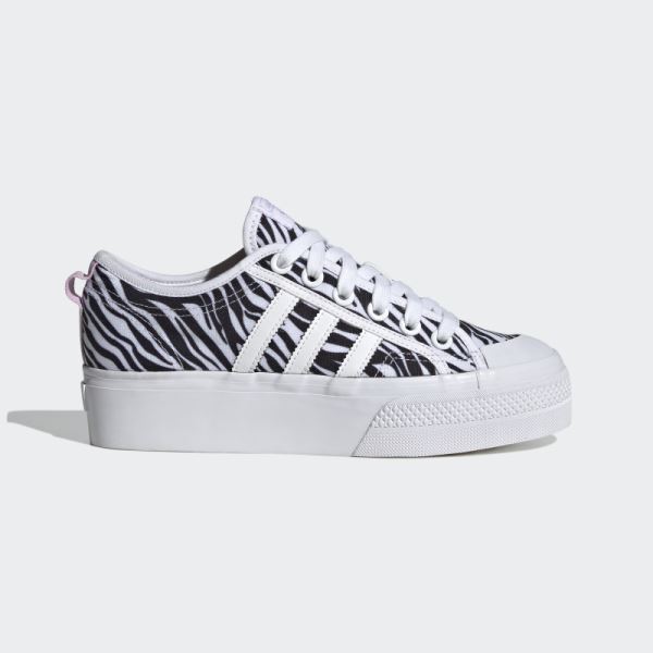 Adidas Lilac Nizza Platform Shoes