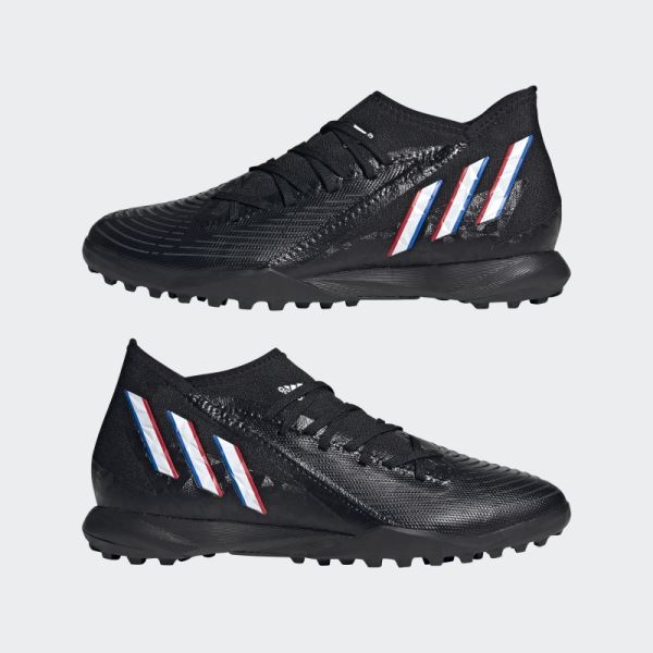 Adidas Predator Edge.3 Turf Soccer Shoes Black